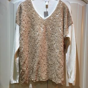 Chico’s sweater NWT